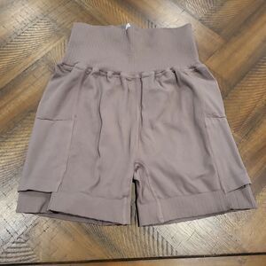 Free People Good Karma Tennis Shorts XS/S Brown